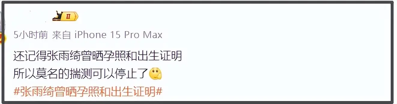 葛晓倩喊话张雨绮晒出生证明，杨天真被指帮瞒代孕引热议  第3张